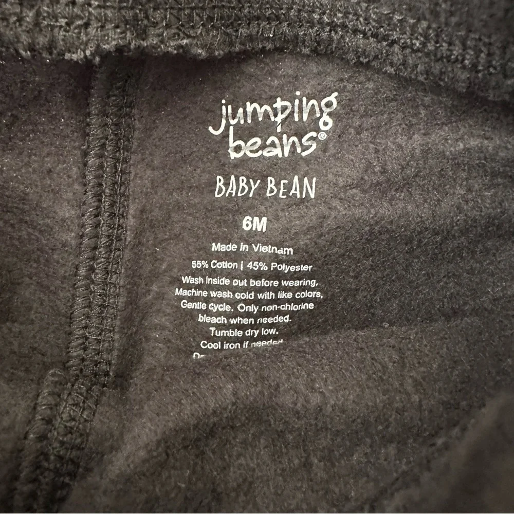 Jumping Beans Halloween Skeleton Sweatsuit Size 6 Months